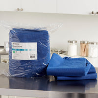 McKesson Patient Exam Shorts, Disposable - Non-Woven Material, Elastic Waist, Blue - Fits 38 in to 48 in Waist, Size XL, 25 Count