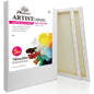 PHOENIX Stretched Canvas for Painting 16x20 Inch/5 Value Pack, 8 Oz Triple Primed 5/8 Inch Profile 100% Cotton White Blank Canvas, Large Framed Canvas for Oil Acrylic & Pouring Art