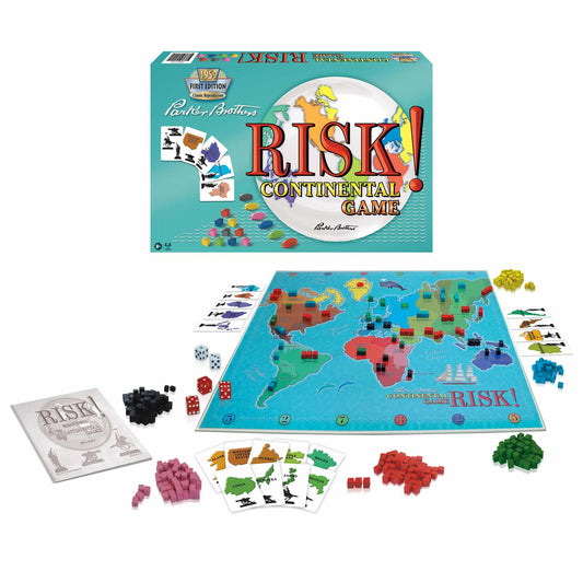 Risk 1959 The Classic Reproduction of Risk with Original Artwork and Components by Winning Moves Games USA, the World Domination and Strategy Battle Game for 2 to 6 Players, Ages 8+