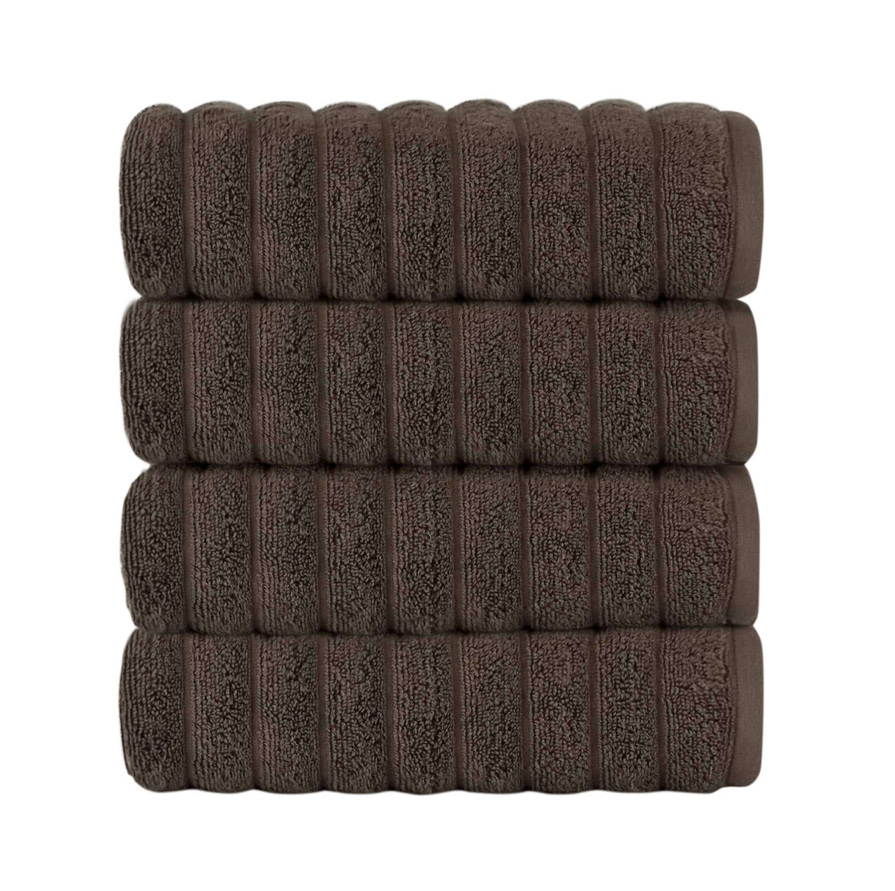 Classic Turkish Towels CTT Turkish Bath Towels Set of 2 (27"x54") (Chcocolate)
