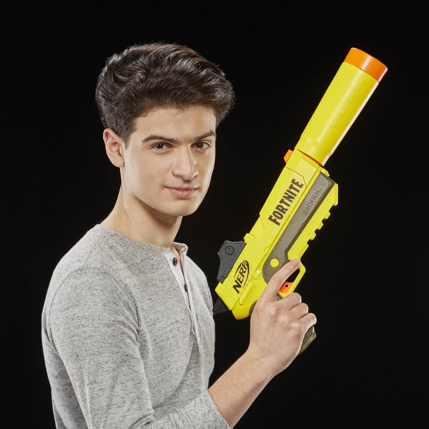 NERF Fortnite SP-L Elite Dart Blaster with Detachable Barrel and 6 Official Nerf Fortnite Elite Darts