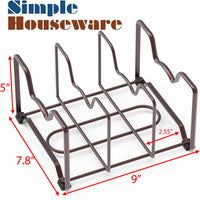 Simple Houseware Kitchen Houseware Organizer Pantry Rack, Bronze