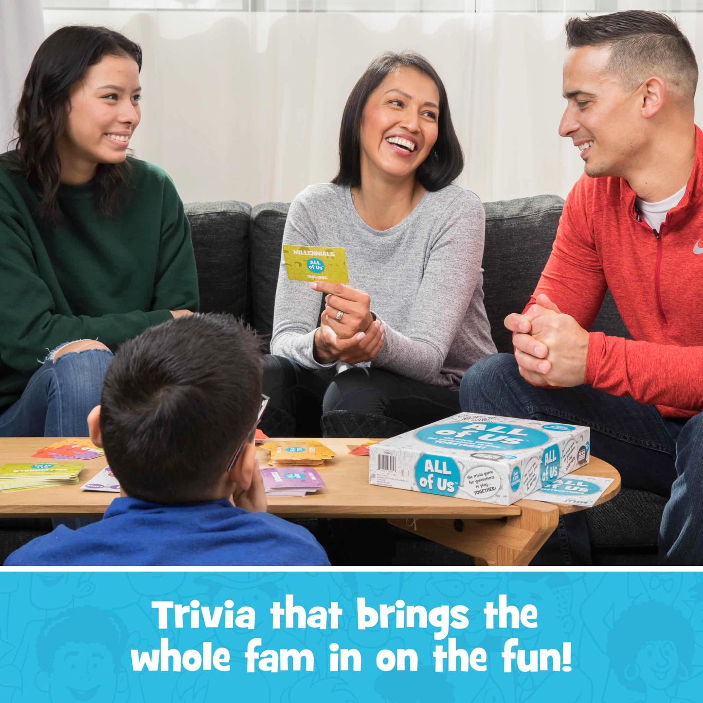 WHAT DO YOU MEME? All of Us - The Family Trivia Game for All Generations - Family Card Games for Kids and Adults