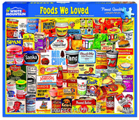 White Mountain Puzzles Foods We Loved - 1000 Piece Jigsaw Puzzle