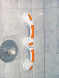 Drive Medical Suction Cup Dual Rotating Grab Bar, 19 3/4