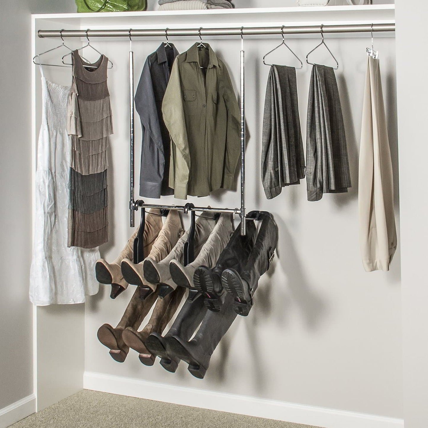 Boot Butler Boot Rack 5-Pair Boot Hanger Boot Organizer & Boot Shaper/Tree