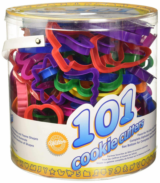 Wilton Cookie Cutters Plastic 101 Pieces