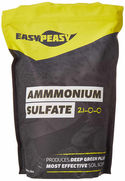 Ammonium Sulfate 21-0-0-24 fertilizer AMS Easy Peasy Plants Sulfur and Nitrogen
