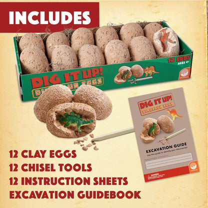 MindWare Dig It Up! Dinosaur eggs excavation kit