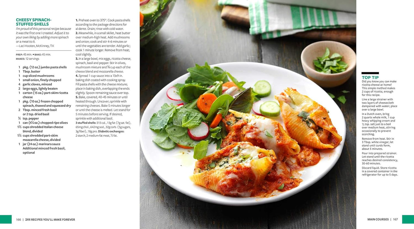 Taste of Home 201 Recipes You'Ll Make Forever: Classic Recipes for Today'S Home Cooks (Taste of Home Classics)