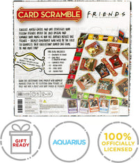 AQUARIUS Friends Card Scramble Board Game - Fun Family Party Game for Kids, Teens & Adults - Entertaining Game Night Gift - Officially Licensed Friends TV Show Merchandise