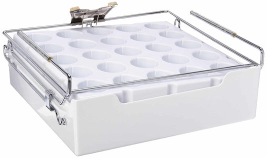 Kamenstein Xtra Drawer 25-Pod Coffee Pod Organizer (White)