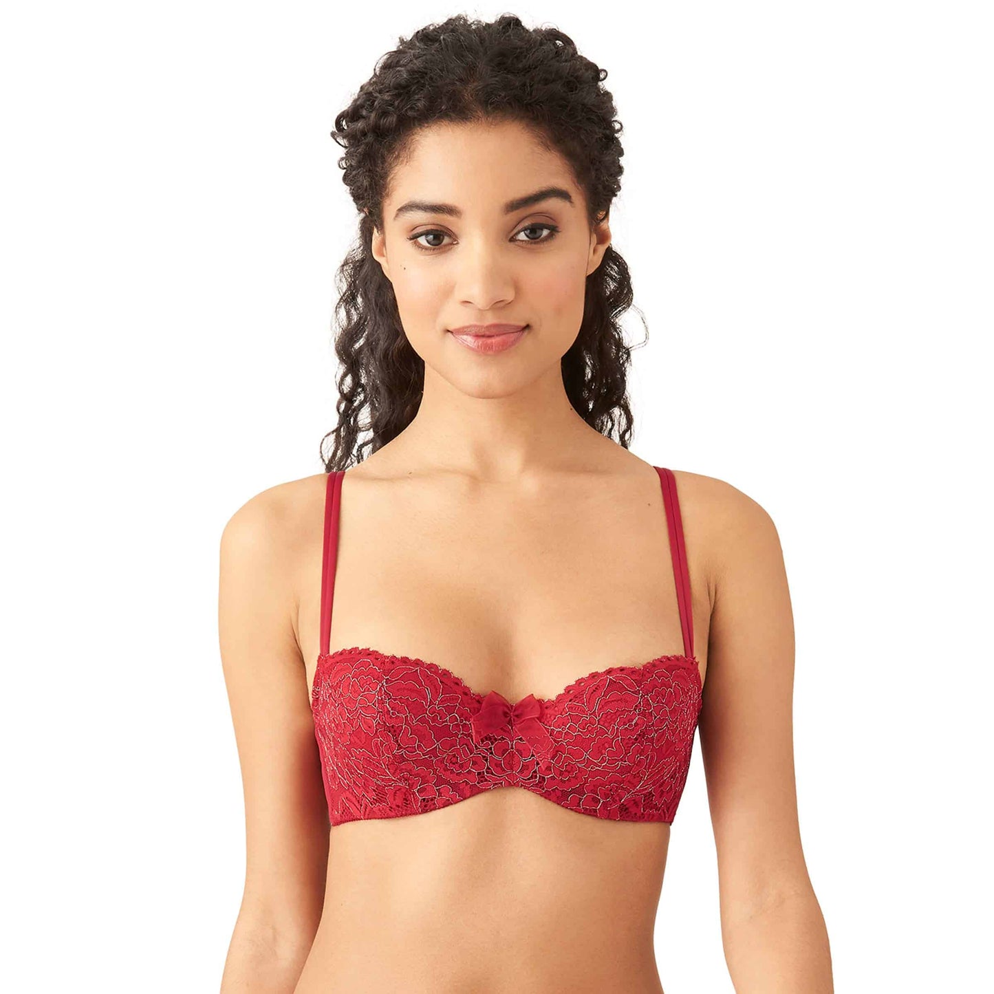 b.tempt'd by Wacoal Women's Ciao Bella Balconette Bra, Chili Pepper, 34DD