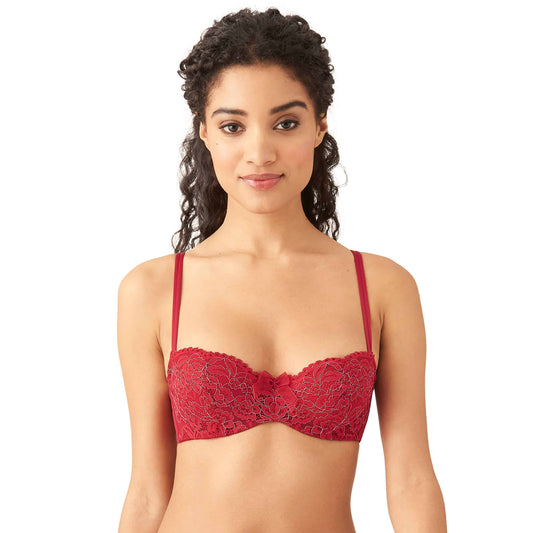 b.tempt'd by Wacoal Women's Ciao Bella Balconette Bra, Chili Pepper, 34DD