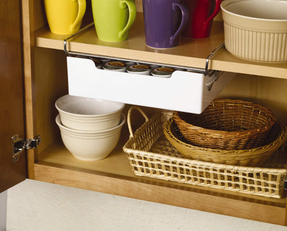 Kamenstein Xtra Drawer 25-Pod Coffee Pod Organizer (White)