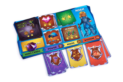 The Quest Kids - Fantasy Themed Board Game for Kids Ages 5+, Family Fantasy Tabletop Adventure for Boys and Girls