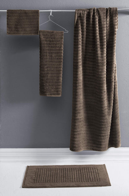 Classic Turkish Towels CTT Turkish Bath Towels Set of 2 (27"x54") (Chcocolate)