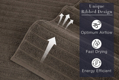 Classic Turkish Towels CTT Turkish Bath Towels Set of 2 (27"x54") (Chcocolate)