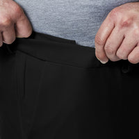 Haggar Men's Premium Comfort Dress Pant Classic Fit Reg. and Big & Tall Sizes, Black BT, 48W x 29L