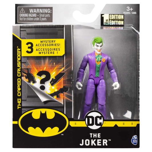 DC Batman The Joker 4-inch Action Figure by Spin Master