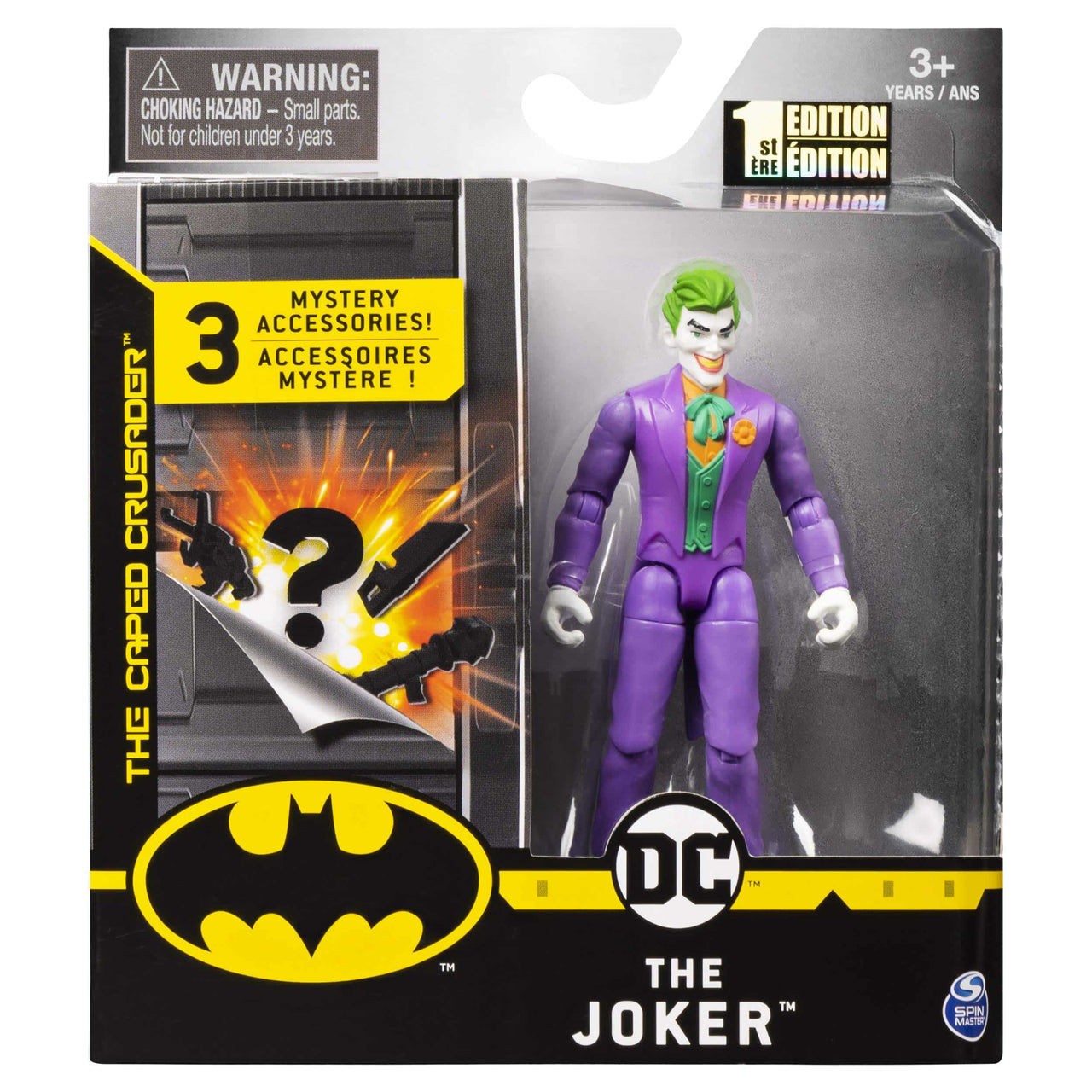 DC Batman The Joker 4-inch Action Figure by Spin Master