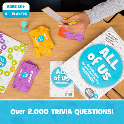 WHAT DO YOU MEME? All of Us - The Family Trivia Game for All Generations - Family Card Games for Kids and Adults