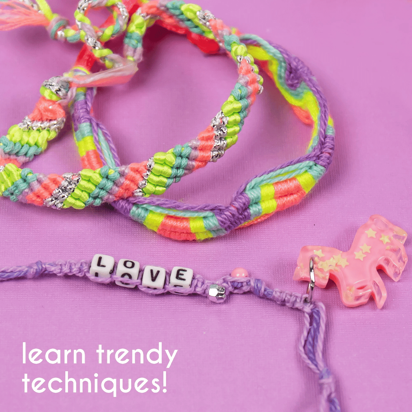 Unicorn Friendship Bracelet Making Kit, Child, Ages 6+