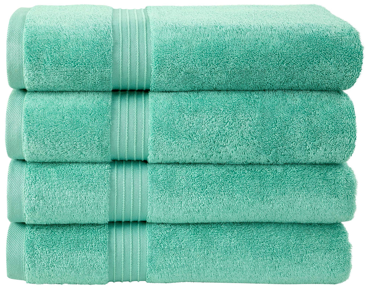 Bliss Casa Extra Large Bath Sheet 35 x 70 Inch (2 Pack) Mint
