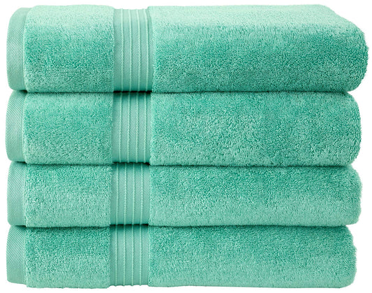 Bliss Casa Extra Large Bath Sheet 35 x 70 Inch (2 Pack) Mint