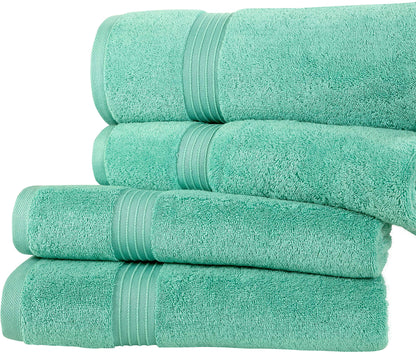 Bliss Casa Extra Large Bath Sheet 35 x 70 Inch (2 Pack) Mint