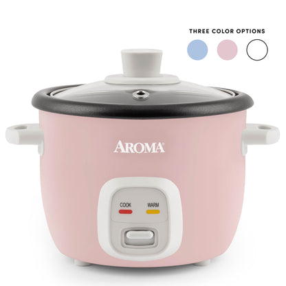 ® 4-Cups (Cooked) / 1Qt. Rice & Grain Cooker, Pink