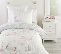 Home & Main 3 Piece Set - Quilt with 2 Pillow Shams - Premium Kids Bedding, Ultra Soft Microfiber Bed Set