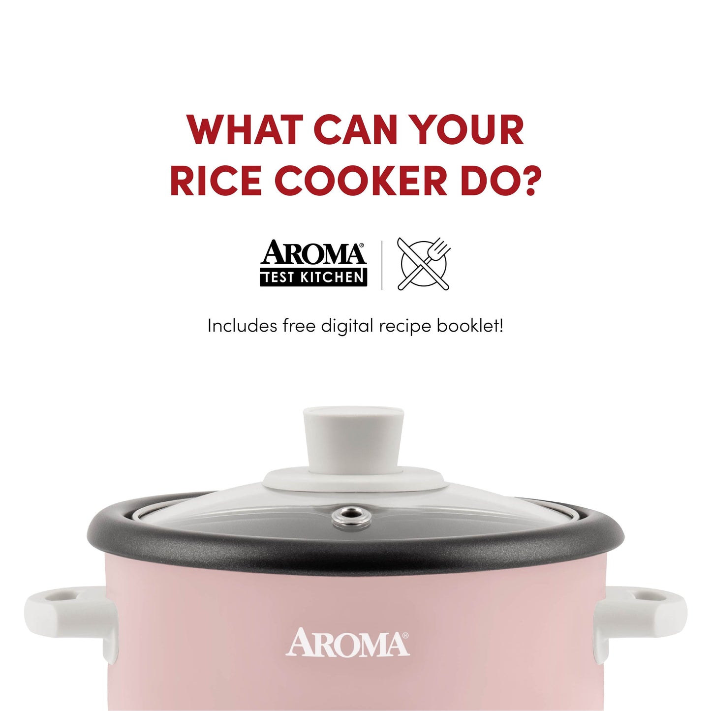 ® 4-Cups (Cooked) / 1Qt. Rice & Grain Cooker, Pink