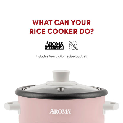 ® 4-Cups (Cooked) / 1Qt. Rice & Grain Cooker, Pink