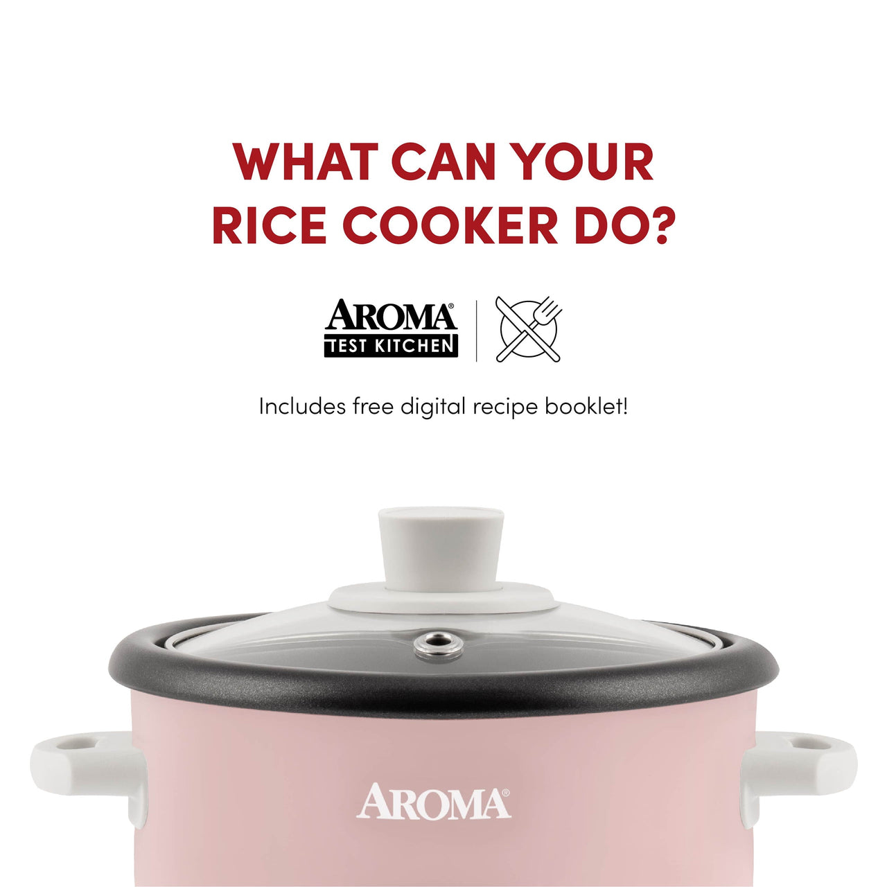 ® 4-Cups (Cooked) / 1Qt. Rice & Grain Cooker, Pink