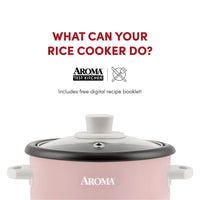 ® 4-Cups (Cooked) / 1Qt. Rice & Grain Cooker, Pink
