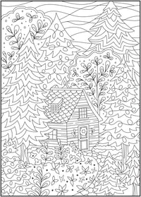 Timeless Creations Adult Coloring Book, Nature'S Escape, 64 Pages