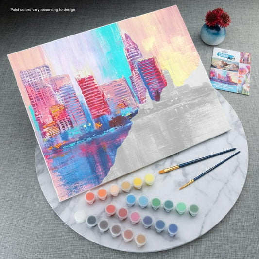 Royal & Langnickel Canvas Art City Scape Paint by Number