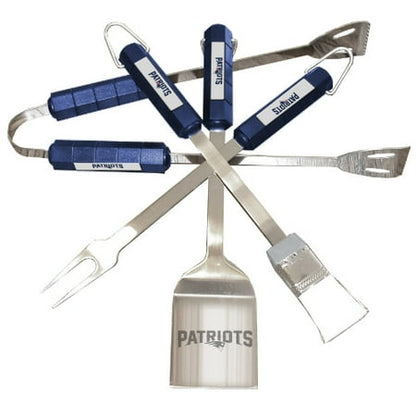 NFL Patriots 4 Pc BBQ Set
