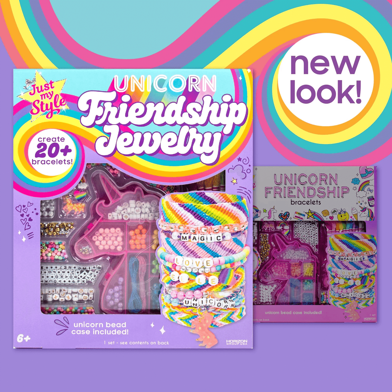 Unicorn Friendship Bracelet Making Kit, Child, Ages 6+