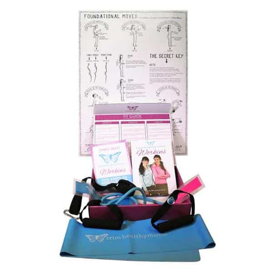Trim Healthy Mama Workins: 9 Dvd Equipment Exercise Workout Program Plan Kit Book