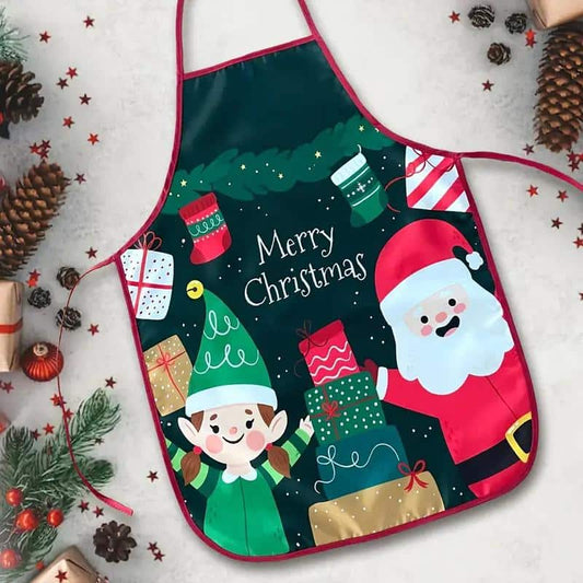 Festive Christmas Apron: Celebrate The Holidays with a Joyful Kitchen Apron