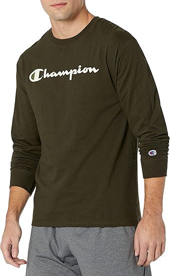 Champion Men's Classic Long Sleeve Tee Fashion
