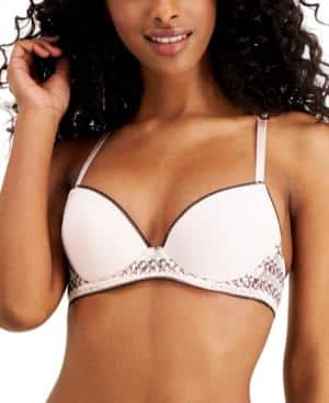 Calvin Klein Women's Striped Lace Demi Bra QF5873 38D