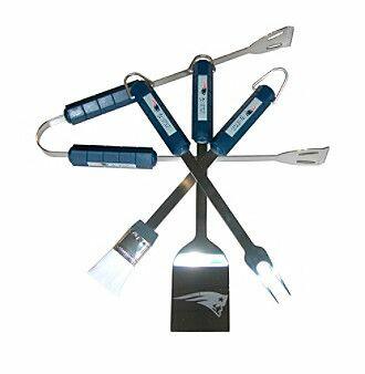 NFL Patriots 4 Pc BBQ Set