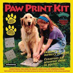 Mosaic Stepping Stone Kit-Paw Print