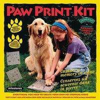 Mosaic Stepping Stone Kit-Paw Print