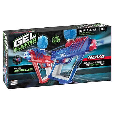 Gel Blaster Nova Spotlight Bundle 60,000 Gellets Ammo, 2 Gel Blaster Guns
